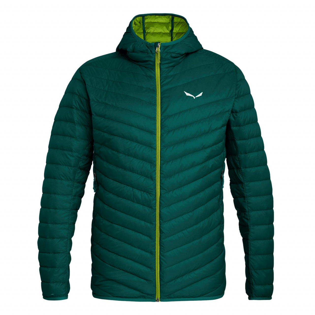 Chaqueta Plumas Hombre Chile - Salewa Lagazuoi 3 - Verde/Marrones - DXKS-05142